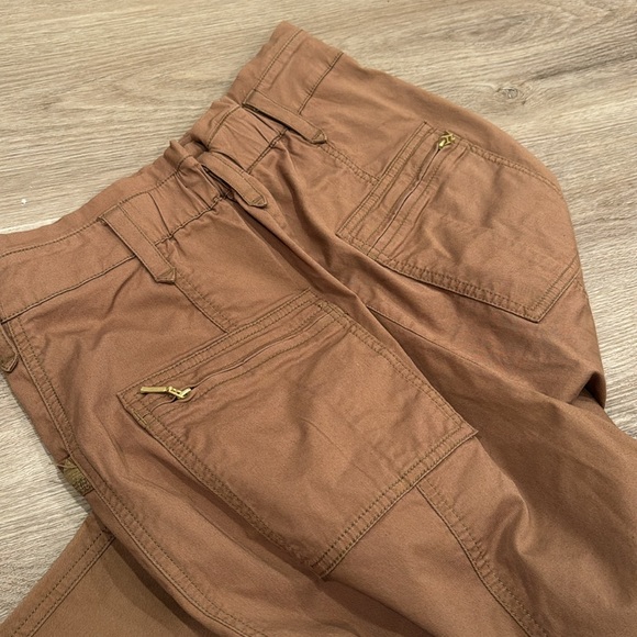 By Anthropologie Brown Utility High Waisted Pants - Picture 4 of 5